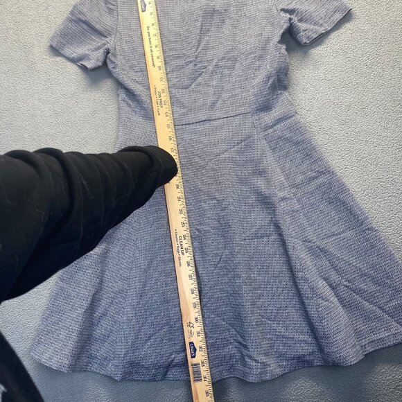 Theory Women's Dress Size 4 Mini Houndstooth Zipper,Lined - Picture 5 of 11